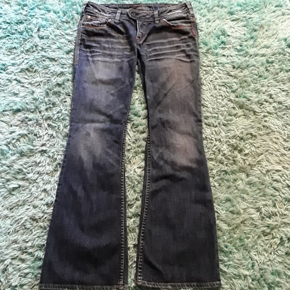 Women Silver Jeans